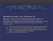 Tablet Screenshot of pentrix.com